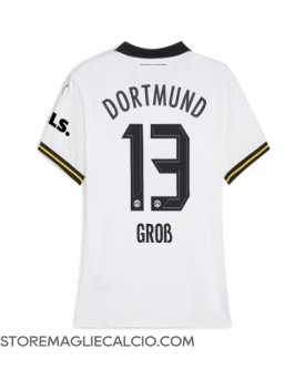 Borussia Dortmund Pascal Gross #13 Maglia Gara Terza Repliche 2024-25 Donna Maniche Corte Borussia Dortmund Pascal Gross #13 Maglia Gara Terza Repliche 2024-25 Donna Maniche Corte